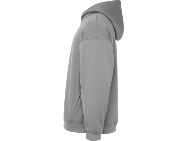 Sudadera con capucha Otto Roly para merchandising corporativo Gris perla detalle 17