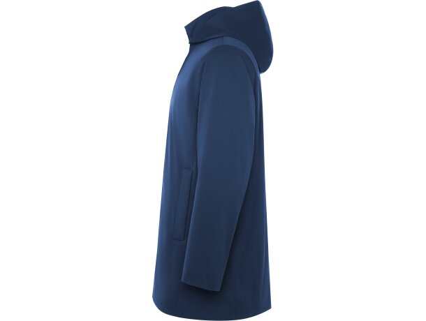 Parka acolchada Dome Roly negra con capucha extraíble unisex Marino detalle 15