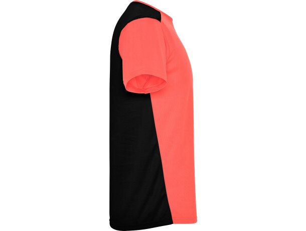 Camiseta DETROIT Roly coral fluor/negro