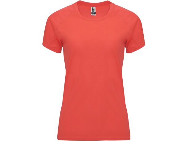 Camiseta BAHRAIN WOMAN Roly coral fluor