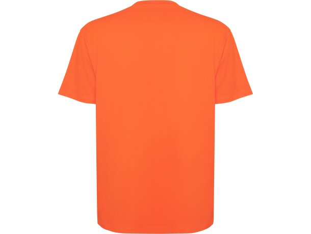 Camiseta oversize Bull de algodón pesado Roly Coral detalle 22