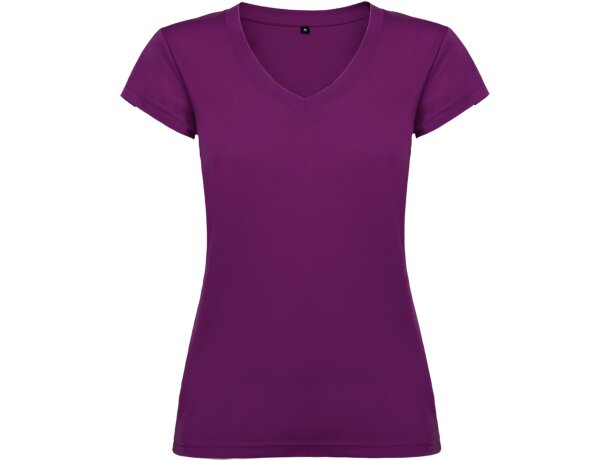 Camisetas personalizadas baratas  Roly Victoria de algodón 155 g purpura