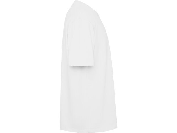 Camiseta oversize Bull de algodón pesado Roly Blanco detalle 8