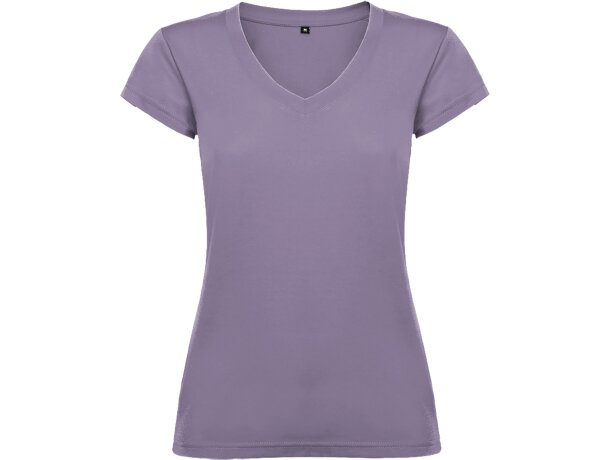 Camisetas personalizadas baratas  Roly Victoria de algodón 155 g lavanda