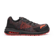 Zapato laboral Ruby Roly red knit con puntera