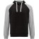 Sudadera de capucha Roly Badet bicolor impresión