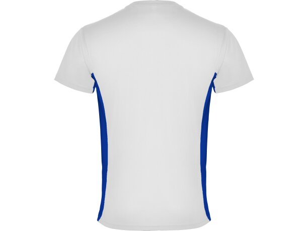 Camiseta técnica Roly TOKYO blanco/royal