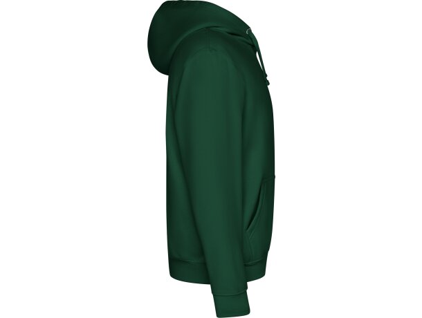 Sudadera con CAPUCHA Roly y dos bolsillos grandes verde botella