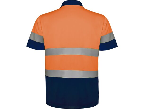 Polo POLARIS Roly de alta visibilidad marino/naranja fluor