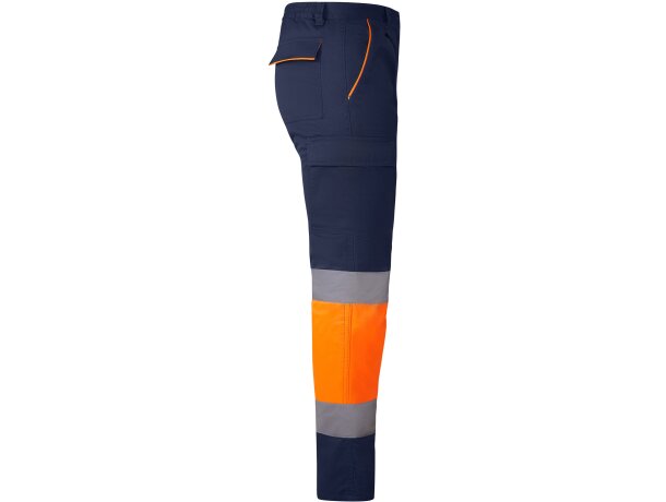 Pantalon invierno ENIX Roly de alta visibilidad marino/naranja fluor