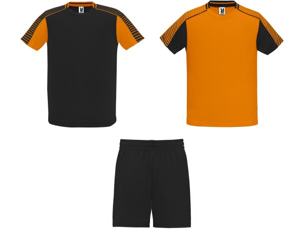 Conjunto deportivo JUVE Roly naranja/negro