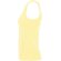 Camiseta sin mangas Dribe Roly en punto canalé stretch Amarillo sweet detalle 39