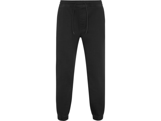 Pantalón jogger Flexar Roly con tejido stretch y puños ajustables Negro detalle 5