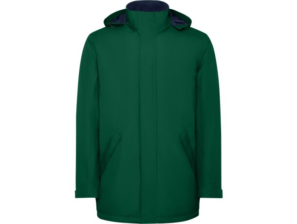 Parka America Roly con certificación GRS en poliéster reciclado Verde botella detalle 27