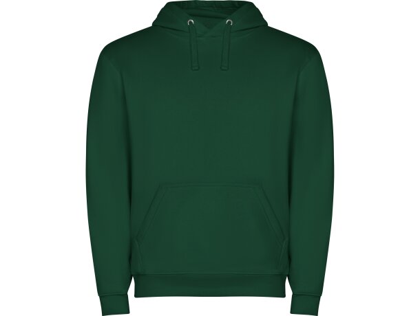 Sudadera con CAPUCHA Roly y dos bolsillos grandes verde botella