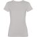 Camiseta mujer algodón peinado efecto lavado Roly Fiyi Gris piedra lavado detalle 9