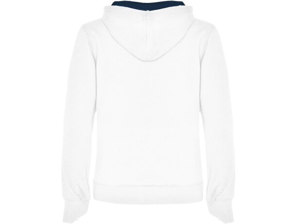 Sudadera URBAN WOMAN Roly con capucha blanco/marino