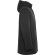 Parka acolchada Dome Roly negra con capucha extraíble unisex Negro detalle 8