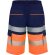 Bermuda Lada Roly alta visibilidad con bandas reflectantes Marino/naranja fluor detalle 17