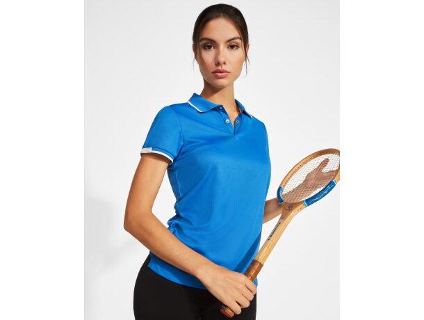 Polo TAMIL WOMAN Roly blanco/negro