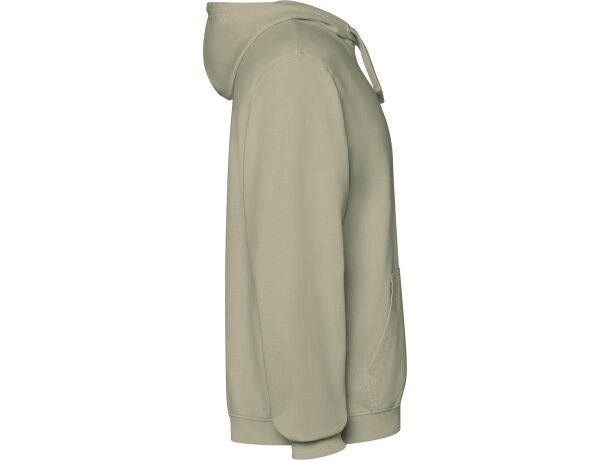 Sudadera Kenia Roly algodón 250 g/m² efecto lavado con capucha Kaki claro lavado detalle 20