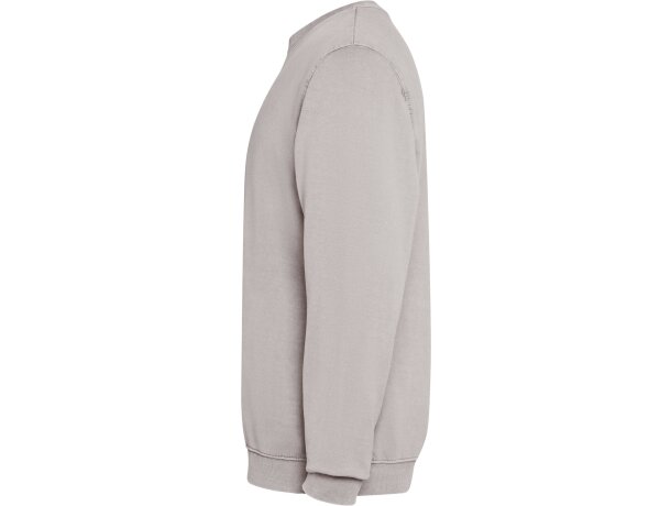 Sudadera Roly Jaya algodón 250 g/m² efecto lavado unisex Gris piedra lavado detalle 11