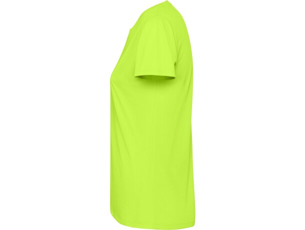 Camiseta Estoril Woman Verde fluor detalle 23