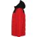 Parka acolchada Tallin Roly repelente al agua con capucha Rojo/negro detalle 30