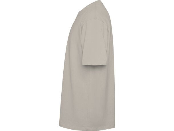 Camiseta oversize Bull de algodón pesado Roly Gris perla detalle 19