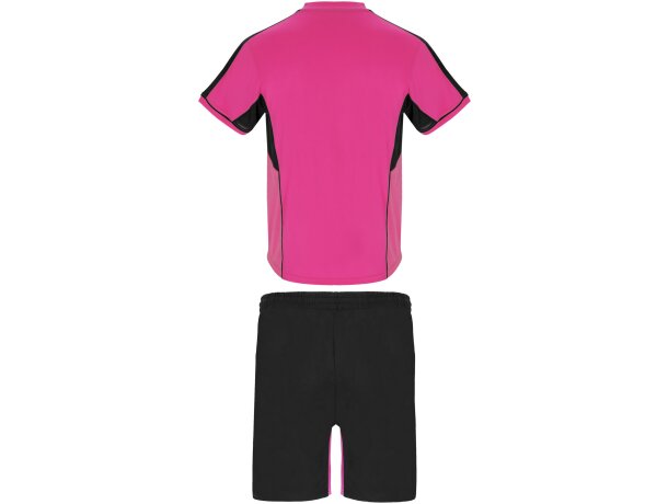 Conjunto deportivo Roly BOCA fucsia/negro