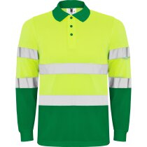 AV Roly POLARIS L/S POLO Roly POLARIS MANGA LARGA T/S AMARILLO FLUOR