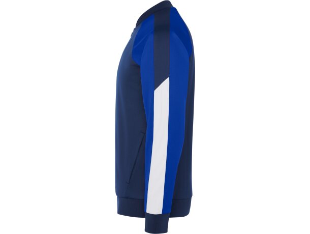 Chaqueta deportiva Gladius Roly bicolor con cremallera Royal/marino detalle 7