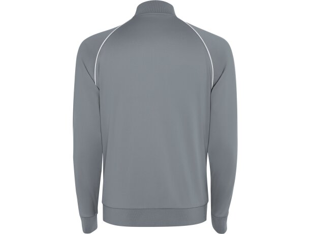 Chaqueta deportiva Valier Roly con cremallera y vivo reflectante Gris detalle 34