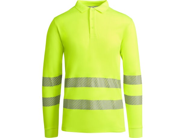 Polo Roly ATRIO LS alta visibilidad marino/naranja fluor