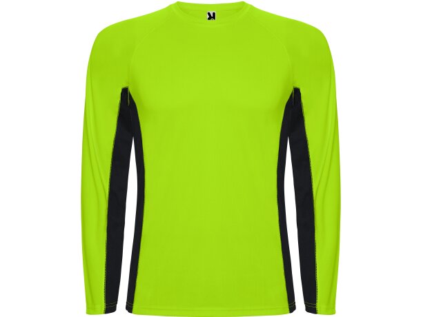 Camiseta Roly SHANGHAI T/S verde fluor/negro