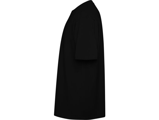 Camiseta oversize Bull de algodón pesado Roly Negro detalle 11