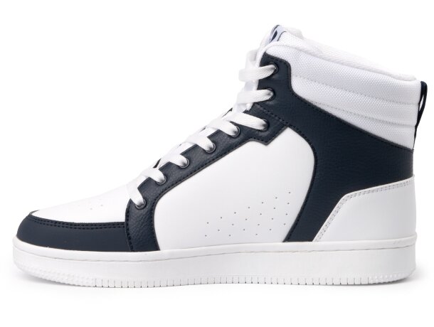 Zapatilla Space blanca Roly con plantilla foamizada confort Blanco/marino detalle 11