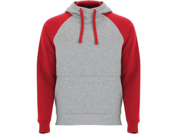 Sudadera BADET Roly gris vigore/rojo