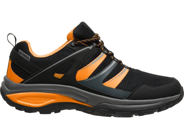 Zapatilla trekking MARC Roly negro/naranja fluor