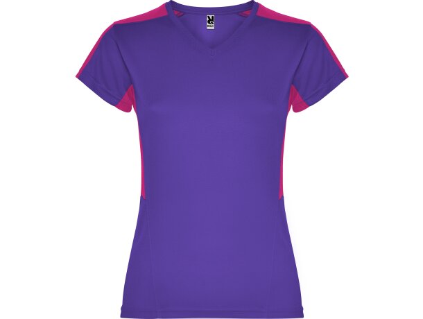 Camiseta SUZUKA Roly morado/roseton