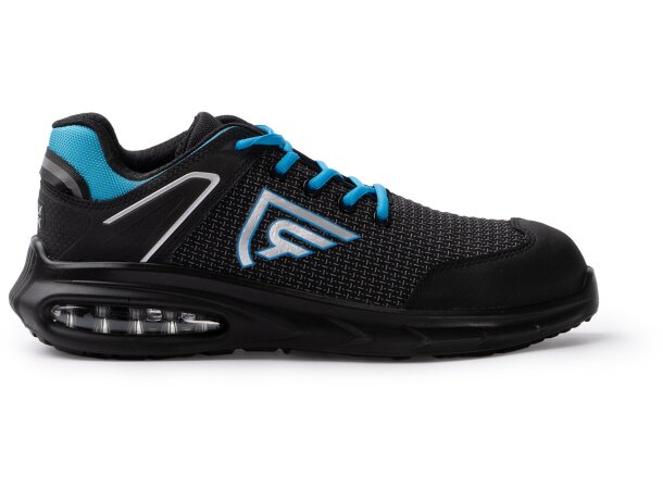 Zapato laboral Noboa Roly con puntera reforzada y antiestático Negro/royal detalle 7