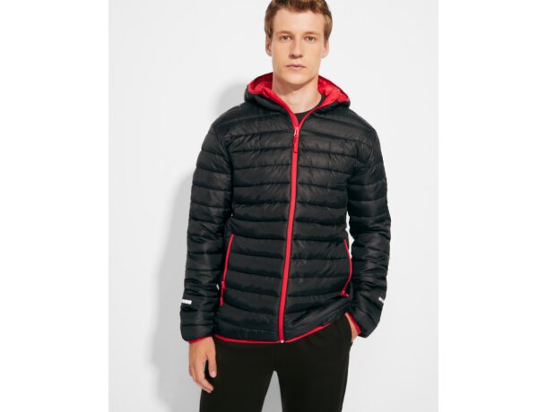 Chaqueta NORWAY SPORT Roly negro/rojo