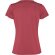 Camiseta técnica transpirable Slam Woman Roly de poliéster Rojo baya detalle 14