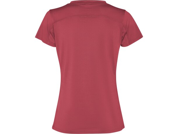 Camiseta técnica transpirable Slam Woman Roly de poliéster Rojo baya detalle 14