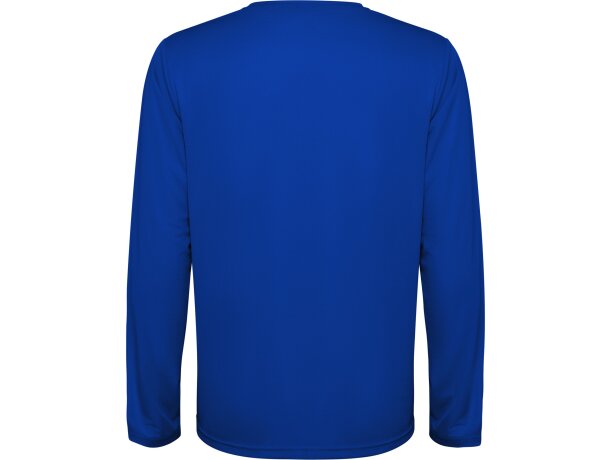Camiseta técnica Estoril manga larga Roly poliéster reciclado Royal detalle 14