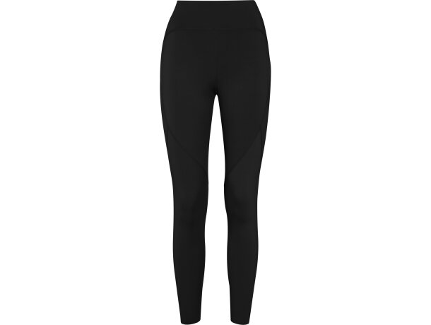 Leggings deportivos Norton de poliéster reciclado con cintura Negro detalle 3