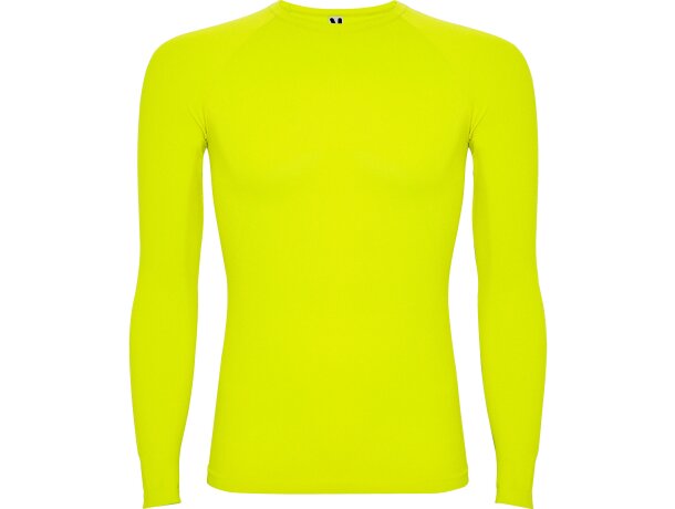 Camiseta termica Roly PRIME lima punch