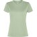 Camiseta técnica transpirable Slam Woman Roly de poliéster Verde mist