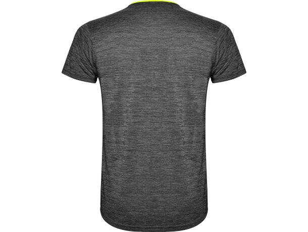 Camiseta ZOLDER Roly amarillo fluor/negro vigore