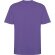Camiseta oversize Bull de algodón pesado Roly Iris purpura detalle 57